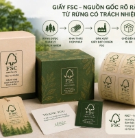 Tem nhãn FSC COC công nghệ hiện đại rõ nét