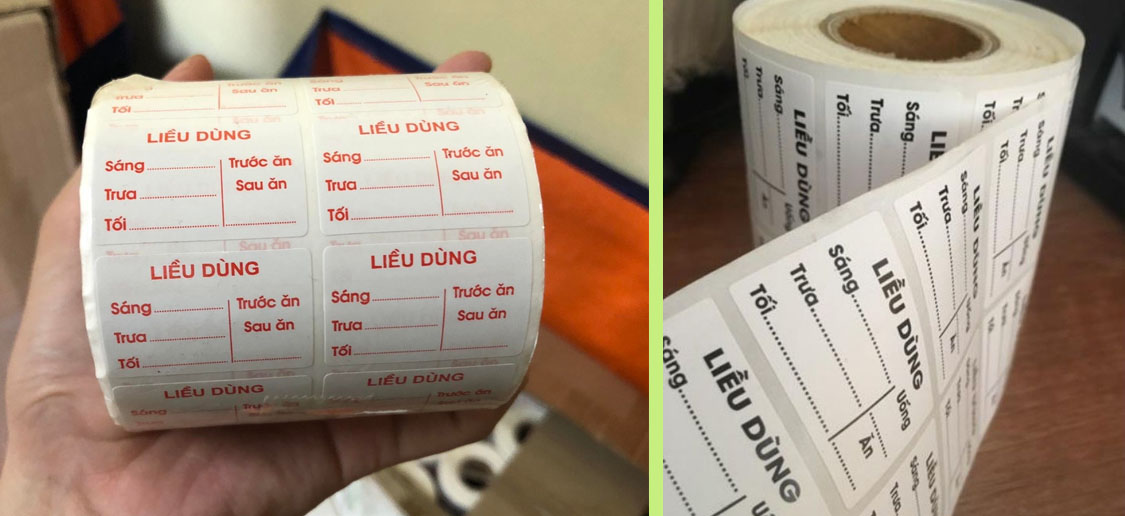 Tem nhãn nhà thuốc bệnh viện