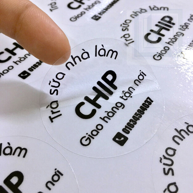 In tem nhãn decal ở quận tân phú