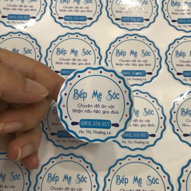 In tem nhãn decal ở quận tân phú