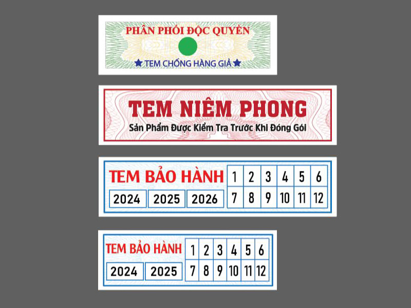dịch vụ in tem nhãn