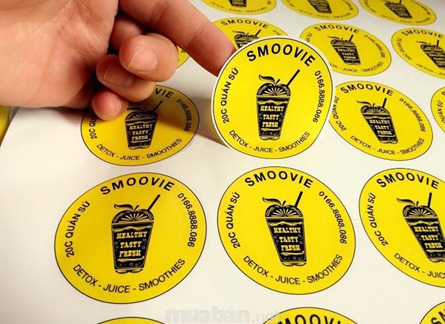 in tem nhãn theo yêu cầu