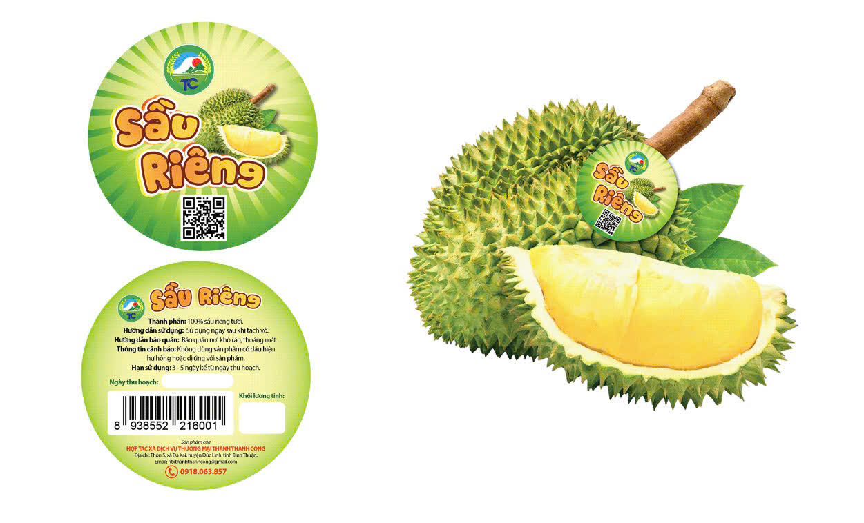 Tem nhãn sầu riêng