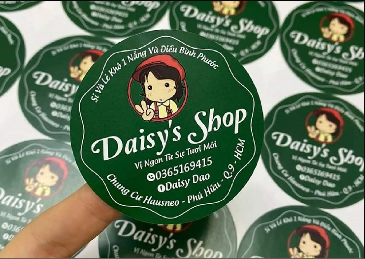 giá in tem nhãn decal