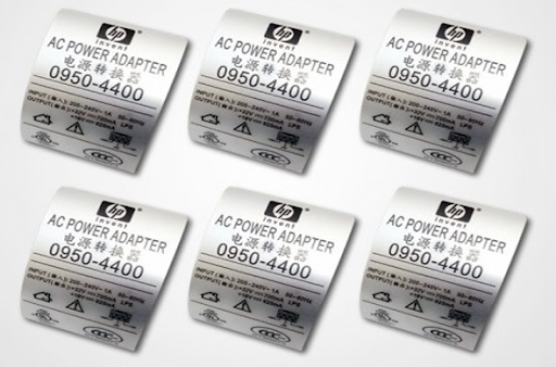 Tem nhãn decal xi bạc