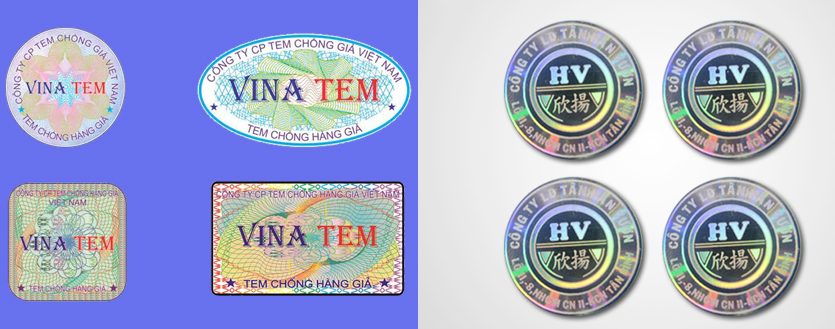 in tem dán theo yêu cầu