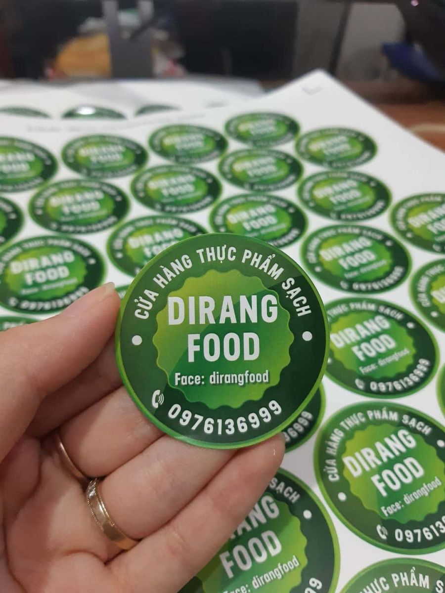 in tem dán theo yêu cầu