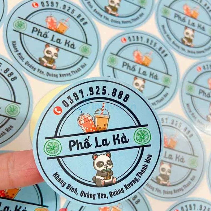 Báo giá in tem nhãn decal chi tiết, giá xưởng cạnh tranh