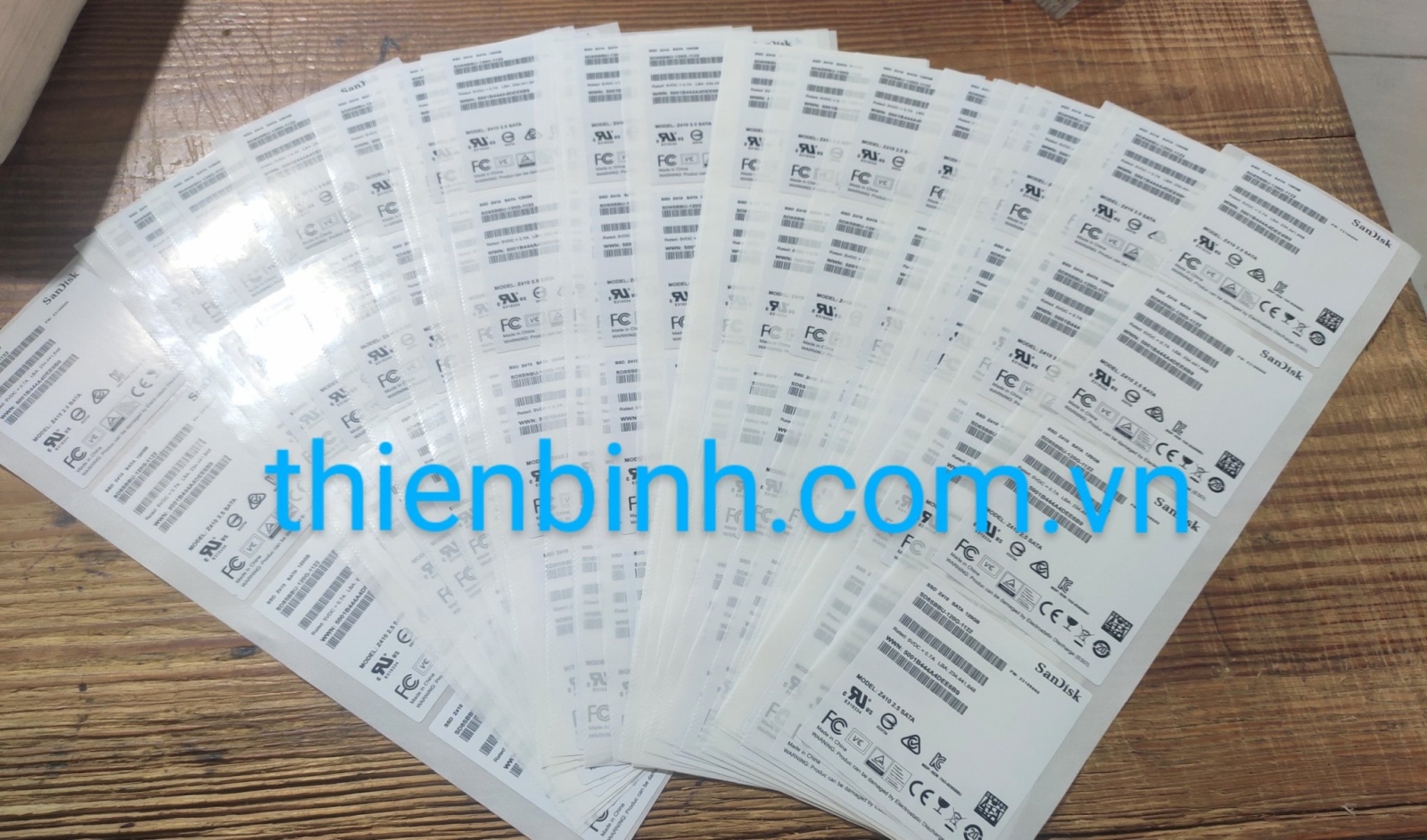 In tem nhãn phường Bình Lợi Trung tại Thiên Bình