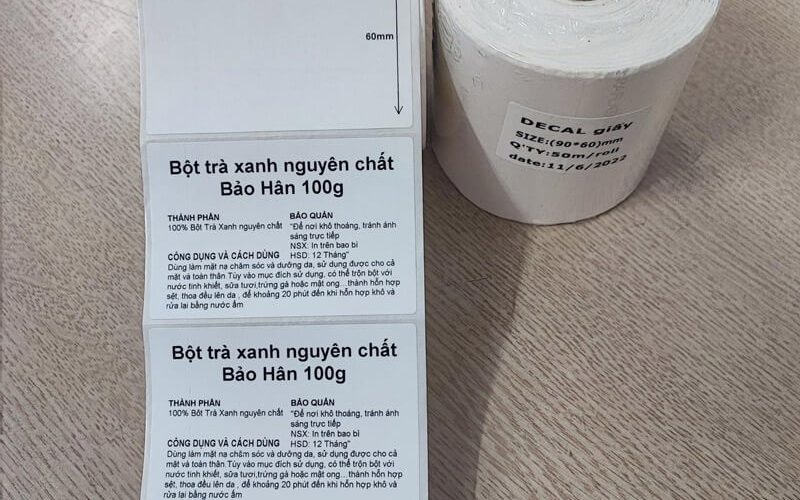 Địa chỉ in tem nhãn decal phường Bình Tiên theo yêu cầu giá rẻ