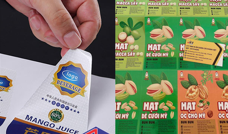 Nên chọn tem giấy hay tem nhựa cho sản phẩm của bạn?