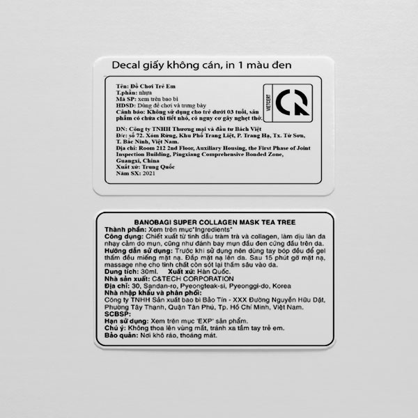 Những điều cần lưu ý khi in tem nhãn xuất khẩu