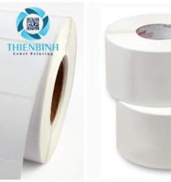 Tổng kho giấy decal cuộn khổ lớn giá tốt tại Thiên Bình Barcode