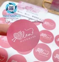 In tem thương hiệu đẹp, đúng chuẩn nhận diện sản phẩm