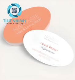 In thẻ hình Oval