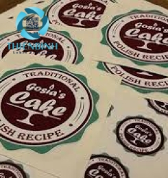 Tem dán ly cafe chống thấm nước, in sắc nét độ bám dính cao