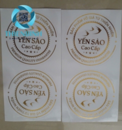 Thiết kế và in tem dán thương hiệu theo yêu cầu