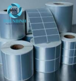 Tem nhãn decal xi bạc