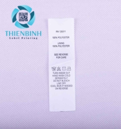 Xưởng in tem nhãn quần áo số lượng lớn, chất lượng vượt trội