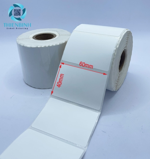 Decal cuộn trắng
