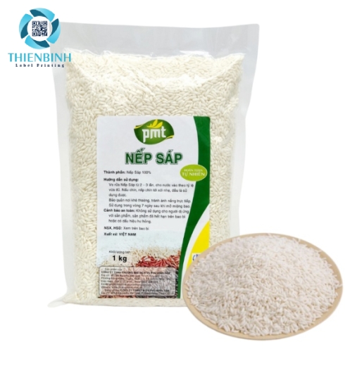 In tem nhãn gạo