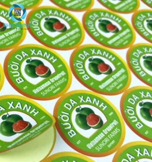 Tem nhãn nông sản trái cây